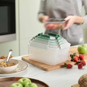 Lot de 5 Boîtes de Conservation Compactes Plastique Nest - Joseph Joseph