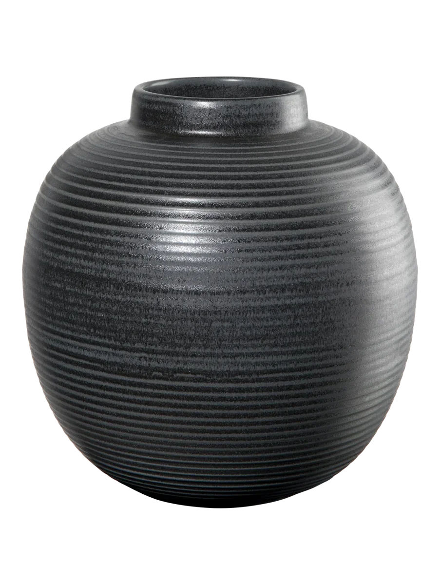 Vase en Grès Noir Strié - ASA – Image 4