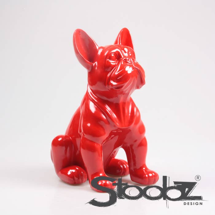 Statue Bouledogue Français H.37 cm - Imhof & Stevens BV – Image 2