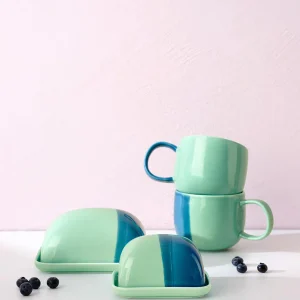 Beurrier en Porcelaine Bicolore Joy (2 tailles) - ASA