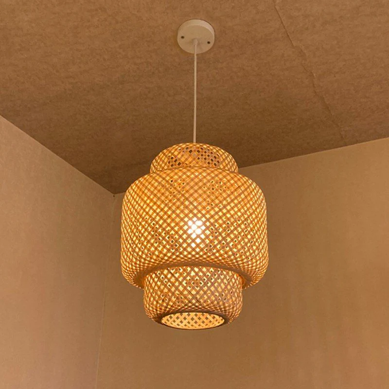 Lustre En Bambou Naturel - Bambù – Image 6