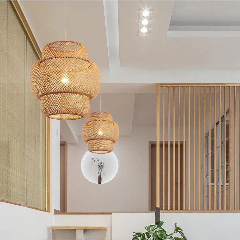 Lustre En Bambou Naturel - Bambù – Image 7